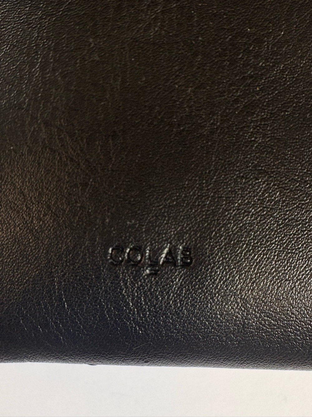 Colab Black Vegan Leather Crossbody bag with Flap. 3 compartments, card holder. - Picture 5 of 14